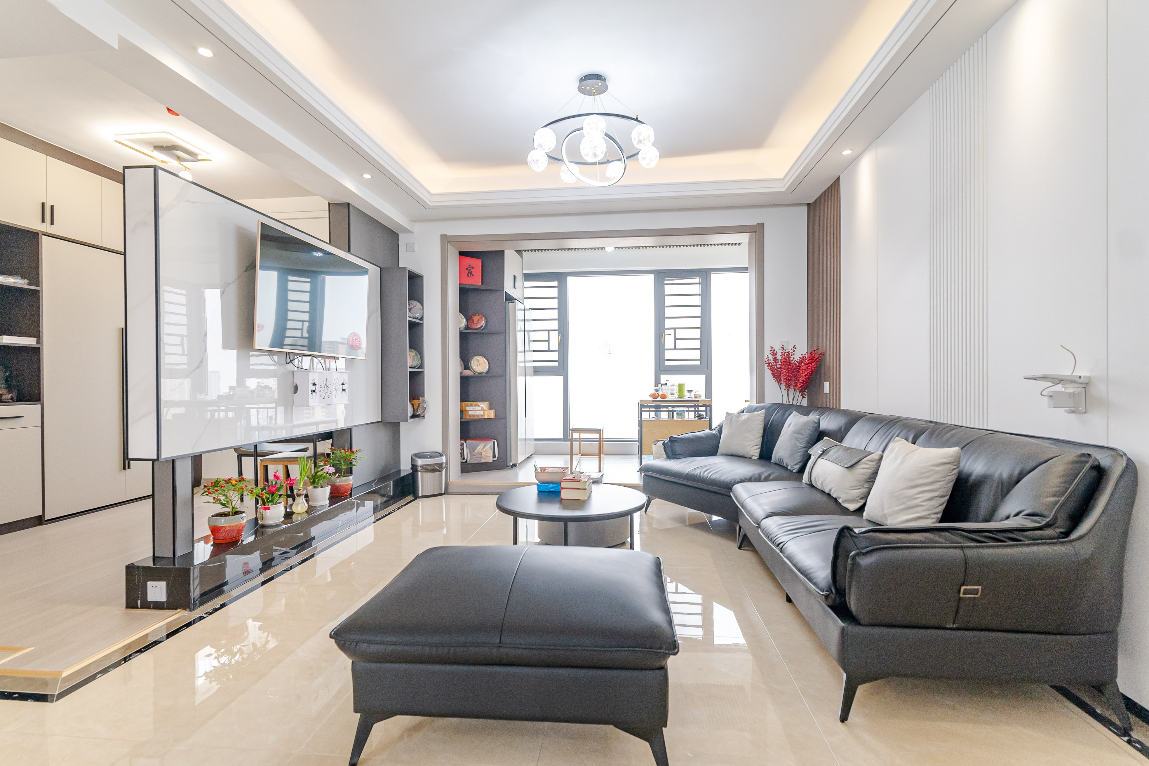 南寧新房裝修-現(xiàn)代簡約風(fēng)-客廳 南寧新房裝修-現(xiàn)代簡約風(fēng)-客廳