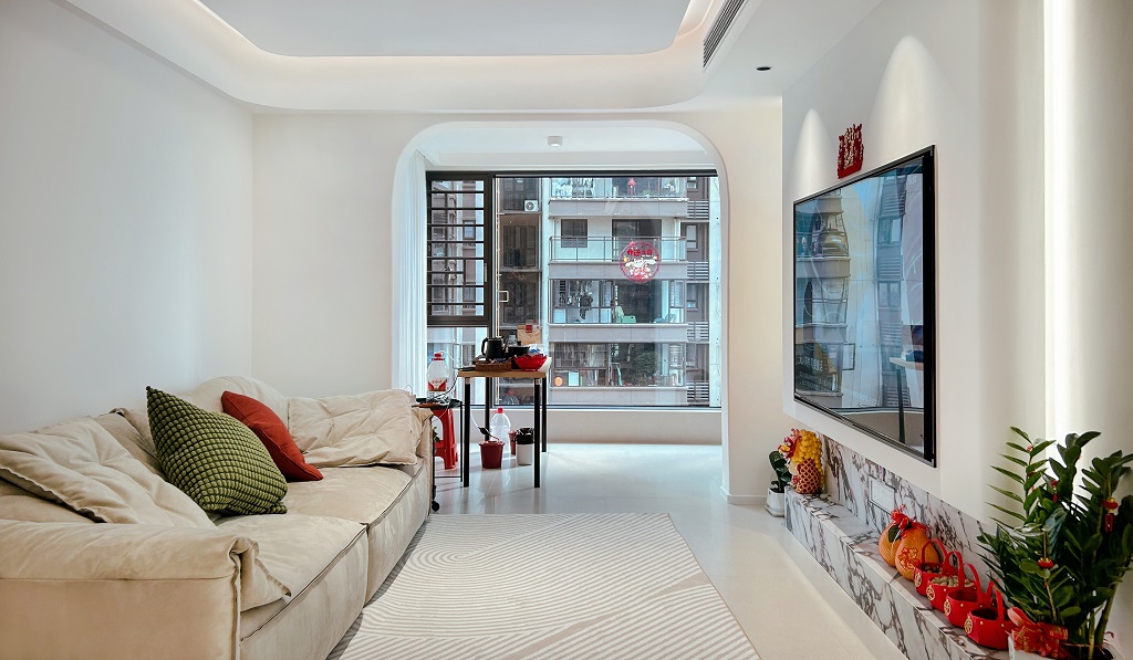 濱江天境-85㎡-奶油風(fēng)