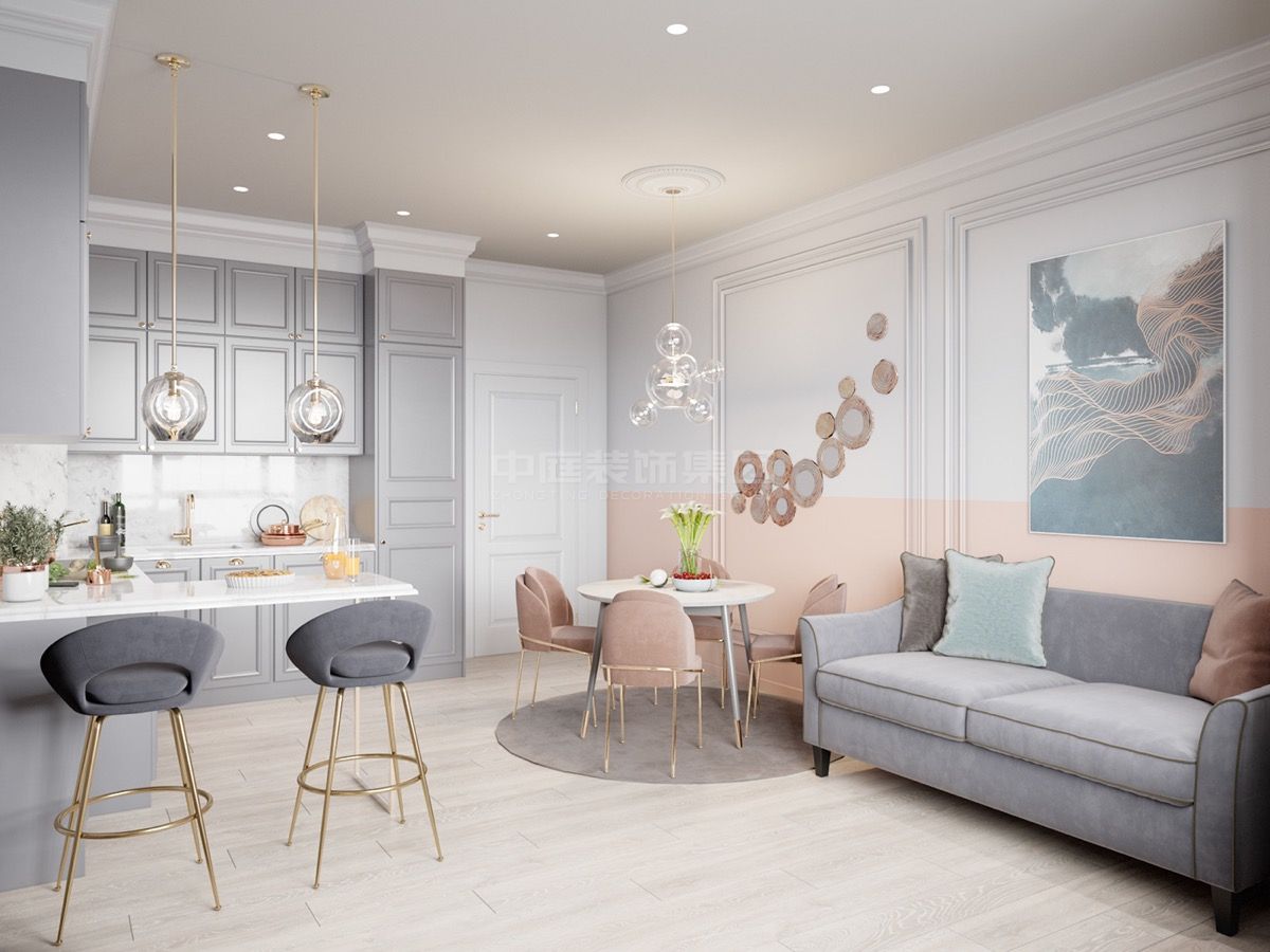 寶能城100m&sup2;輕奢風(fēng)格案例